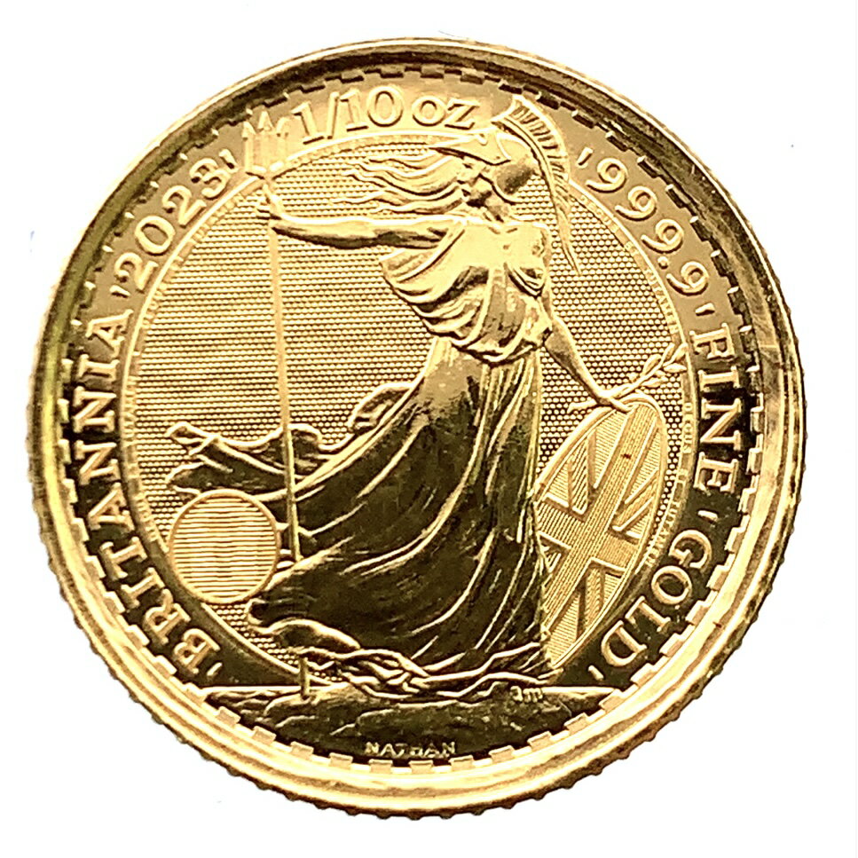 ブリタニア 女神 金貨 BRITANNIA エリザベス女王 2023年 3.1g ゴールド 24金 純金 エリザベス2世 イギリス コレクション