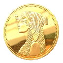 クレオパトラ金貨 エジプト 100ポンド 1984年 21.6金 17.5g イエローゴールド コレクション アンティークコイン Gold
