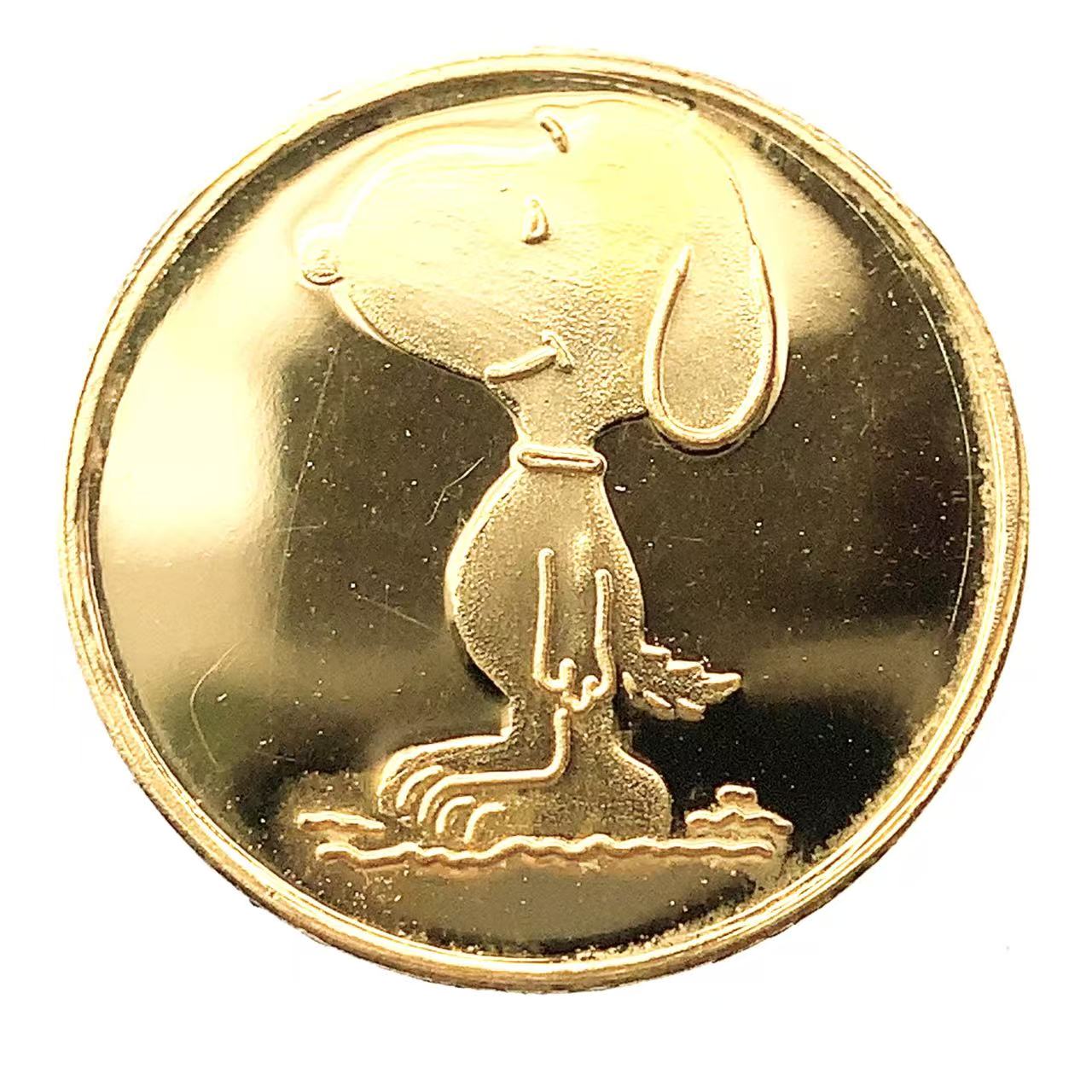 スヌーピー金貨 1.2g 24金 純金 イエローゴールド コレクション Gold