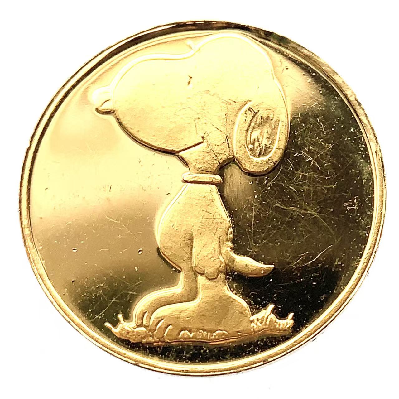 スヌーピー金貨 1.2g 24金 純金 イエローゴールド コレクション Gold