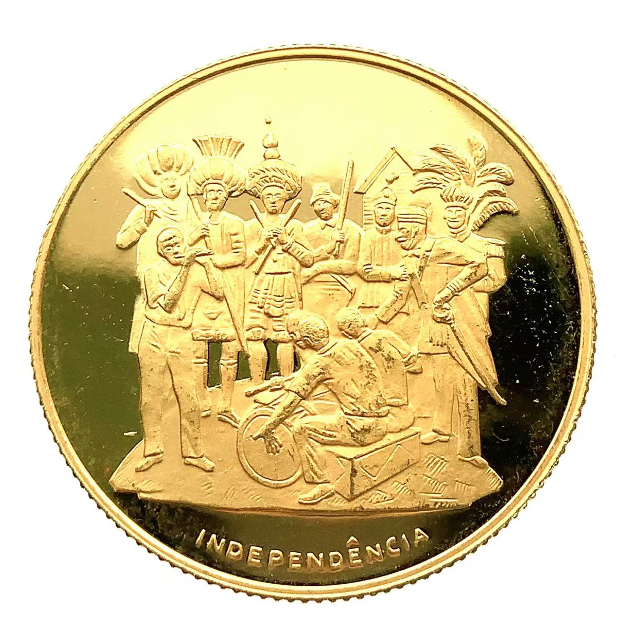 サントメ・プリンシペ 金貨 1977年 6.4g K21.6 コレクション Gold