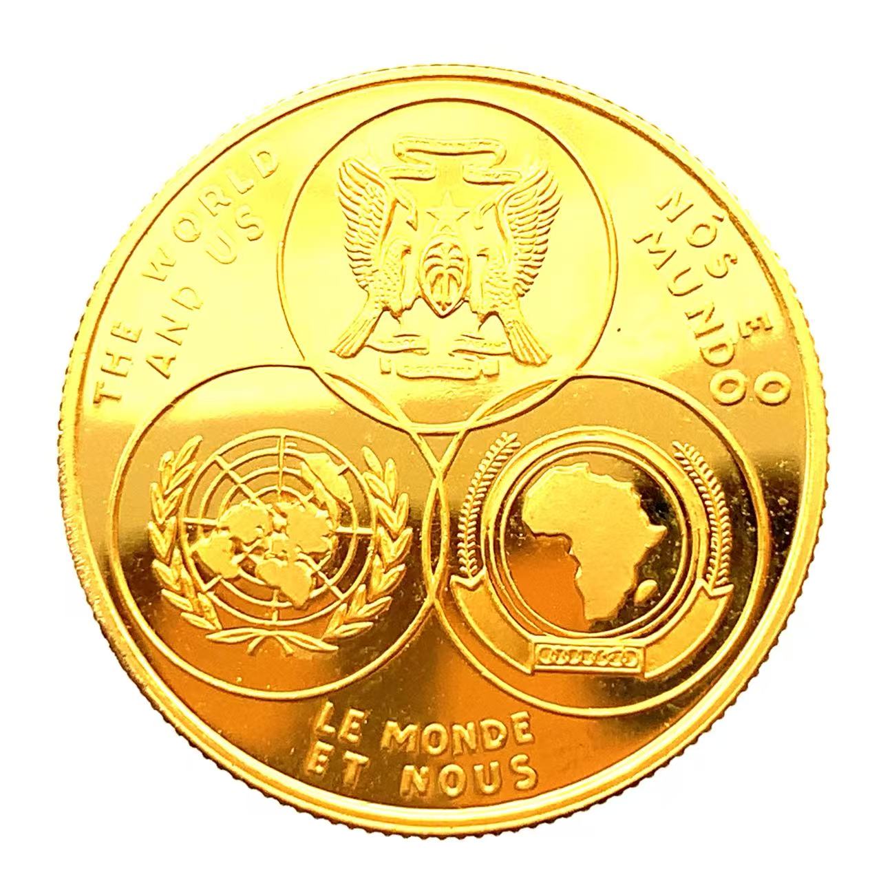 サントメ・プリンシペ 金貨 1977年 6.4g K21.6 コレクション Gold