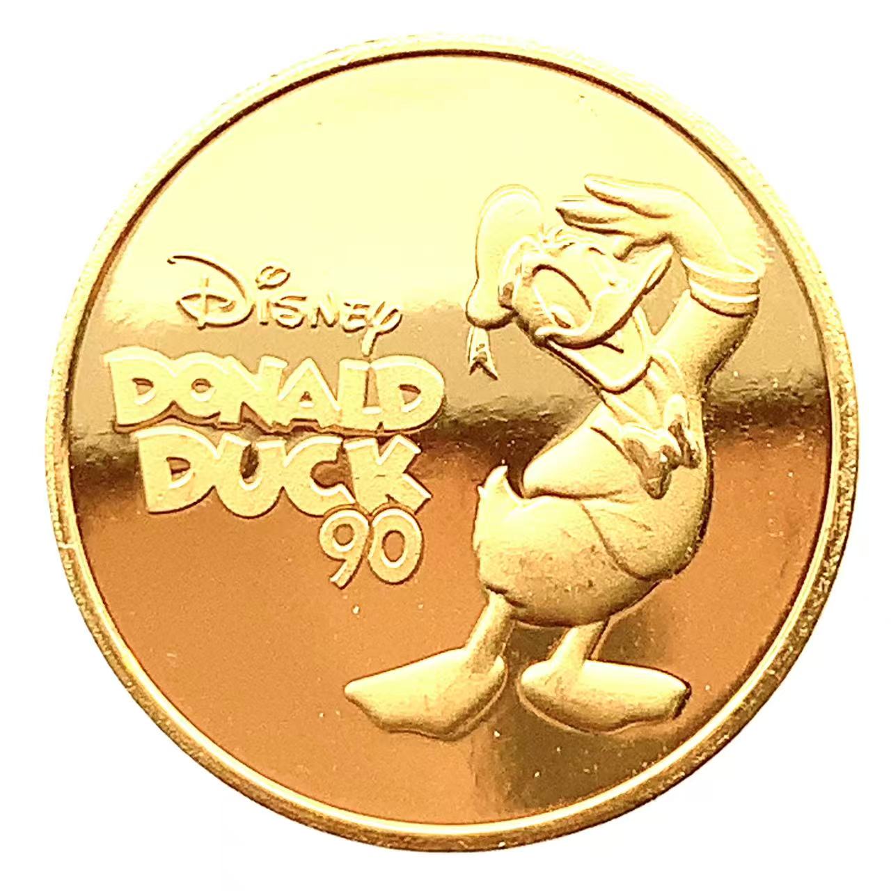 ディズニー金貨 ドナルドダック 24金 純金 3.1g コイン コレクション Gold