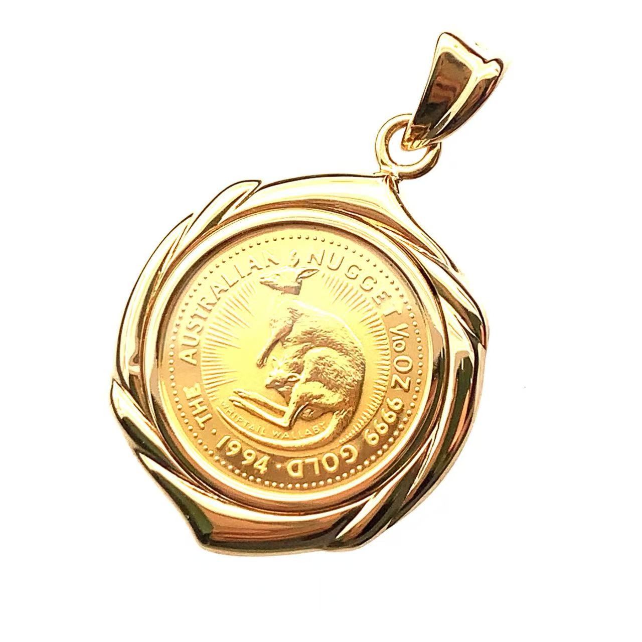 カンガルー 金貨 オーストラリア イエローゴールド 1994年 7g 1/10オンス 純金 K18 / 24 コレクション ..