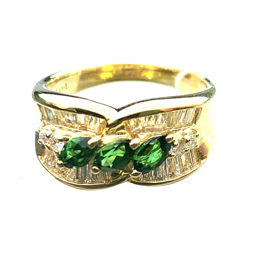 ツァボライトガーネットダイヤモンド...