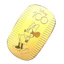 ミッキー ディズニー金貨 楕円 10g 24金 純金 イエローゴールド コレクション Gold 美品