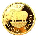 フォークランド諸島 金貨 1974年 8g K22 コインペンダント コレクション