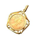 天使金貨 エンジェル マン島 1991年 1/20オンス K18/22 4.1g イエローゴールド コイン ペンダントトップ Gold