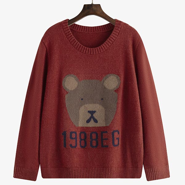 楽天市場】くま(サイズ(S/M/L)4L)(ニット・セーター 楽天市場】くま(サイズ(S/M/L)4L)(ニット・セーター