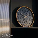 【スーパーDEAL P10%還元】【DIPOA(ディポア)】掛け時計 おしゃれ 木製 壁掛け時計 40cm 大きめ レトロ 欧州 ドイツ Wood 静音 静か ...