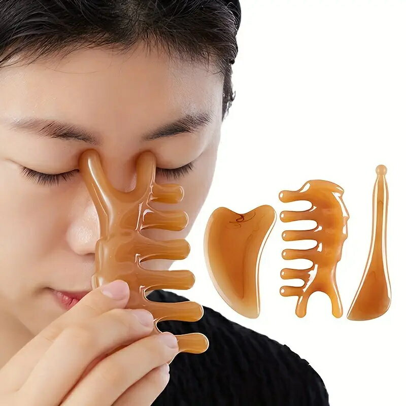 3個セット フェイス用 美顔器 フェイ レディス メンズ リフトアップ ほうれい線 美肌ケア 軽い 防水 男女兼用 美肌ケア 軽い 防水 3つのグアシャマッサージツール 母の日 贈り物