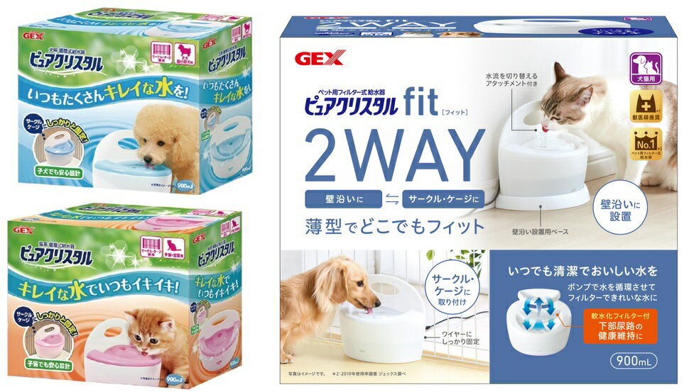 GEX CA　ピュアクリスタルフィット、サークルケージ犬用/猫用 固定パーツ 72906