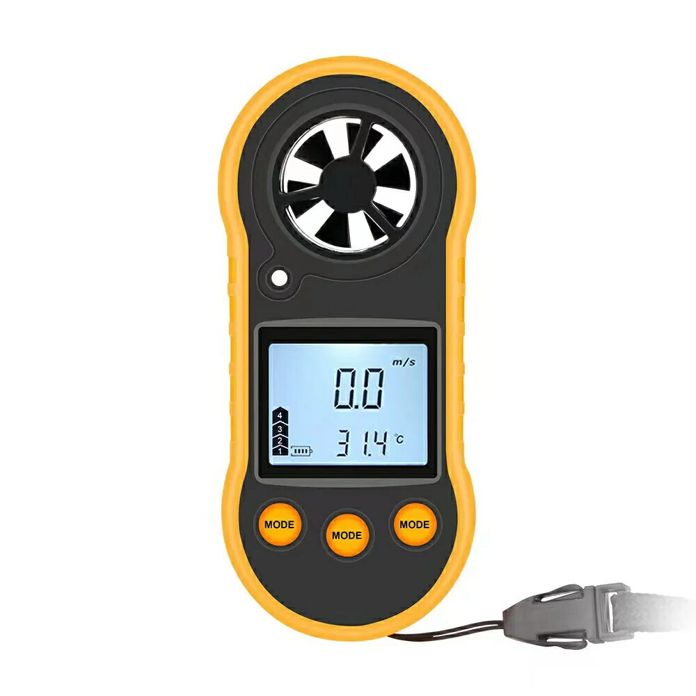 デジタル風速計 小型 温度測定機能あり 風量計 風力計 室外作業 漁業 気象観測