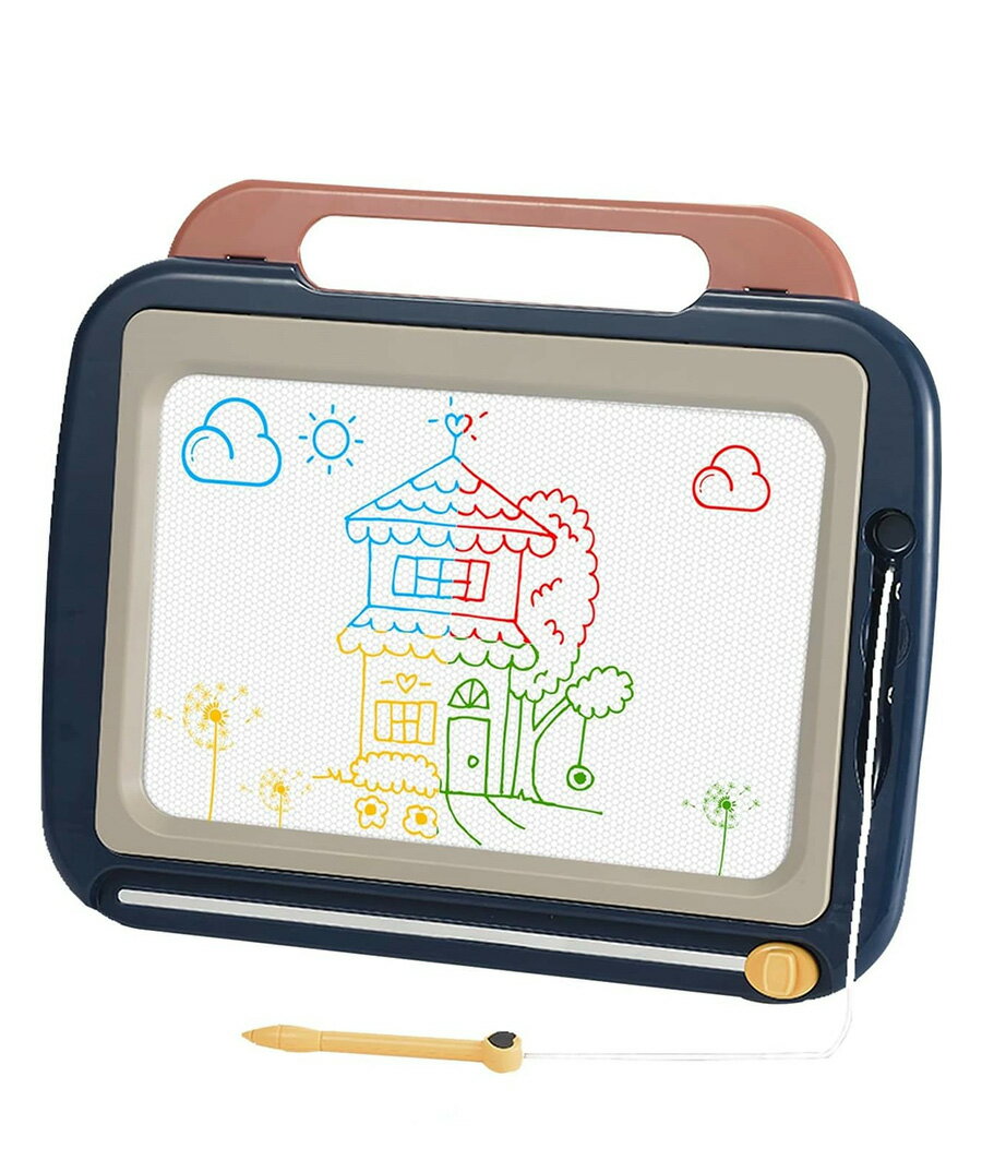 「ラッピング対応」お絵かきボード お絵描き おもちゃ 磁石 大画面（40*31）大きいサイズ 知育おもちゃ お絵かきセット お絵かき帳 落書きボード 伝言ボード 単語帳 書いて消せるボード 持ち手付 小学生 女の子 男の子 プレゼント 誕生日 クリスマス ギフトのサムネイル