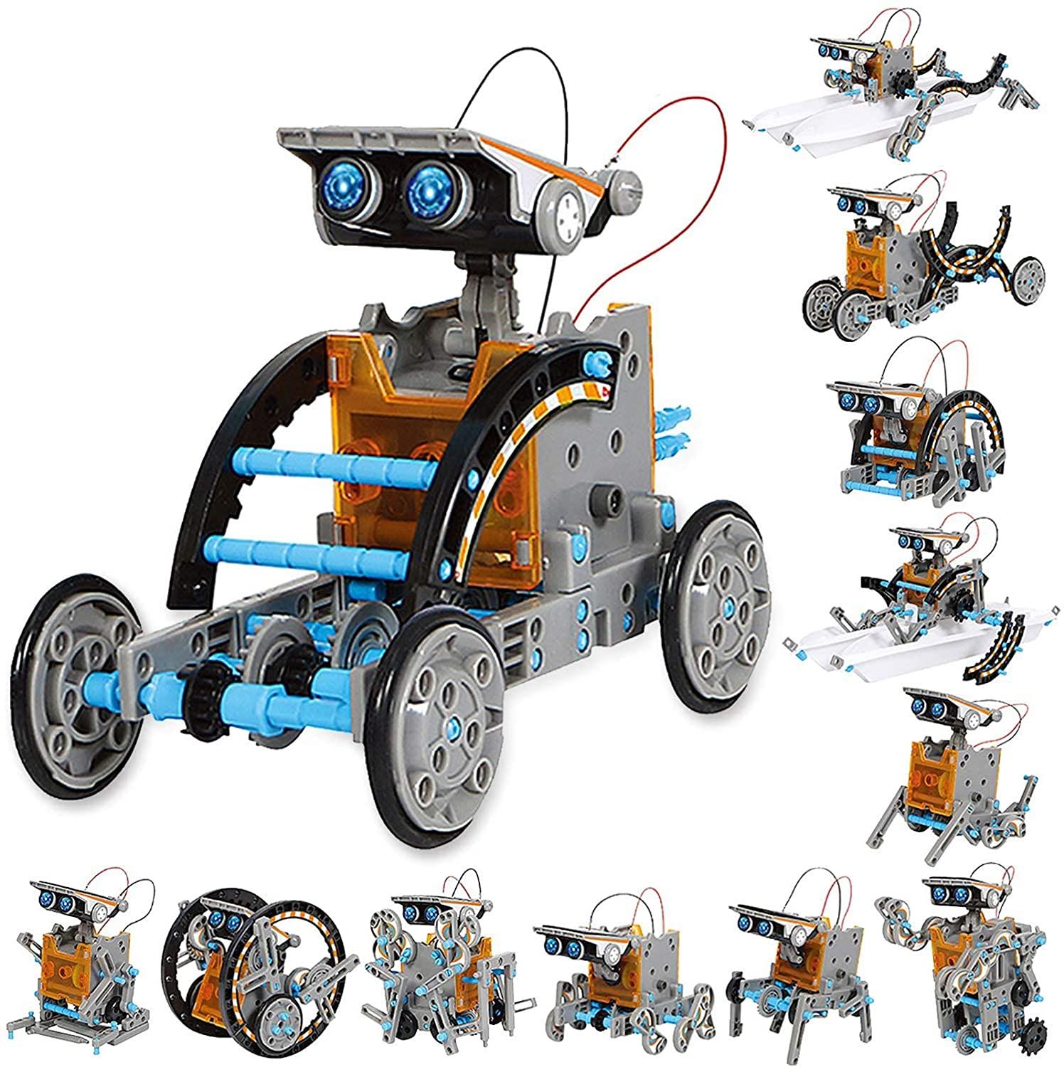 商品情報 商品情報 【12種類ロボット】：子供向けて、ロボット12種類を組み立てられ、陸上でも水上でも移動する可能です。幼い子供に適する入門レベルから、操るスキルに挑戦できる年長の子供に適する上級レベルまで、2つレベルの組み立て難易度があり...