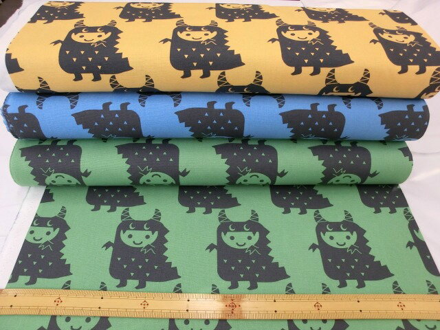 男の子とかいじゅう 【puti de pome】入園・入学グッズ、レッスンバック・お弁当袋・体操着袋・巾着袋..