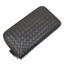 (中古)ボッテガヴェネタ ラウンドファスナー長財布 114076【Bランク】