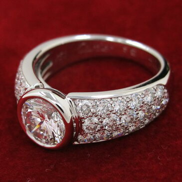 【中古】カルティエ ダイヤリング#51(日本サイズ10.5号近辺) 【無料ギフトラッピング】【Aランク】