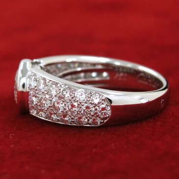 【中古】カルティエ ダイヤリング#51(日本サイズ10.5号近辺) 【無料ギフトラッピング】【Aランク】