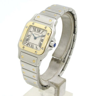 カルティエ サントスガルベSM 24mm W20012C4 レディース 腕時計【Aランク】【中古】