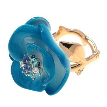 クリスチャン・ディオール ローズディオールポップリング#51(日本サイズ10.5号近辺) 【無料ギフトラッピング】【Aランク】【中古】