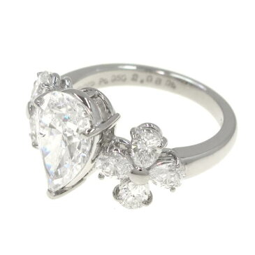 ミキモト ダイヤリング/ペアシェイプ/D2.08ct#10.5 【無料ギフトラッピング】【Aランク】【中古】