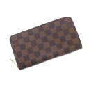 【中古】ルイヴィトン ダミエ ジッピーウォレット N60015【Bランク】