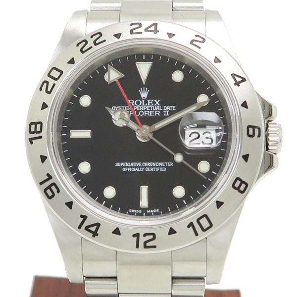 ロレックス エクスプローラー2 40mm 16570 メンズ 腕時計【Aランク】【中古】