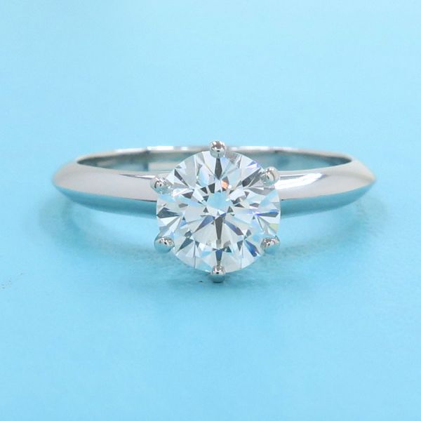 ティファニー ソリティアリング/D1.03ct#11近辺 【無料ギフトラッピング】【Aランク】【中古】