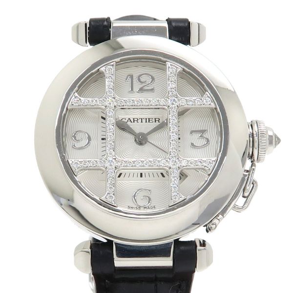 カルティエ パシャ32mm 32mm WJ111356 レディース 腕時計【Aランク】【中古】