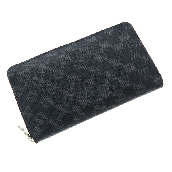 ルイヴィトン ダミエ グラフィット・ジッピー・オーガナイザー N63077【Bランク】【中古】