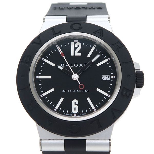 ブルガリ アルミニウム 40mm BB40AT メンズ 腕時計【Aランク】【中古】