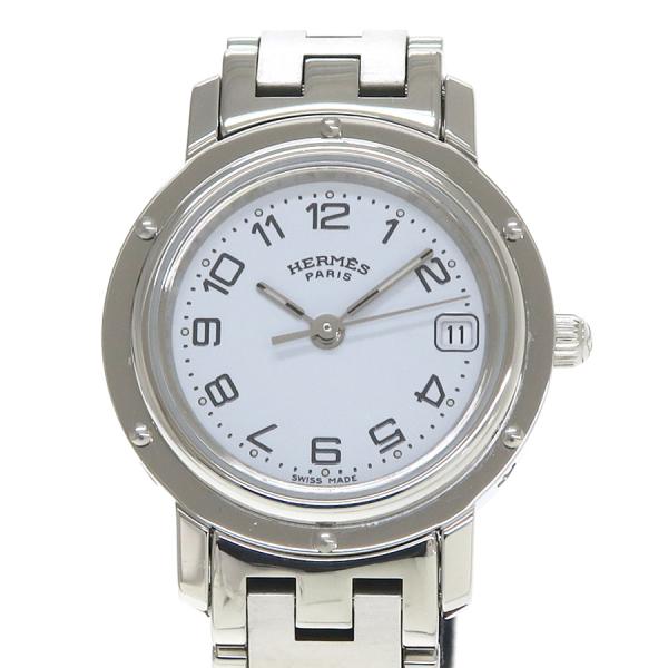 エルメス クリッパー 24mm CL4.210 レディース 腕時計【Aランク】【中古】