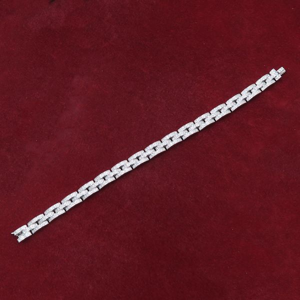 カルティエ マイヨンパンテールファインダイヤブレス/3連 【無料ギフトラッピング】【Aランク】【中古】