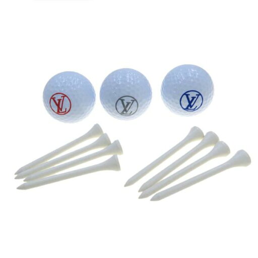 ルイヴィトン ゴルフボール×3・ティー×8セット 【Aランク】【中古】 ルイヴィトン ゴルフボール×3・ティー×8セット 【Aランク】【中古】