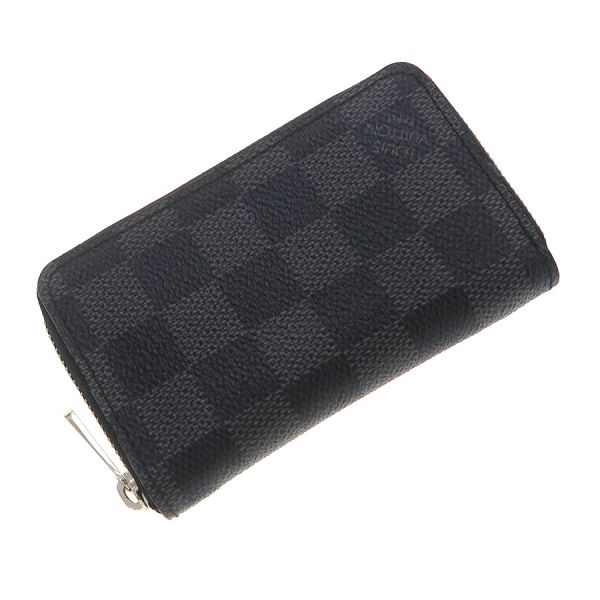 ルイヴィトン ダミエ グラフィット・ジッピー・コインパース N63076【Aランク】【中古】