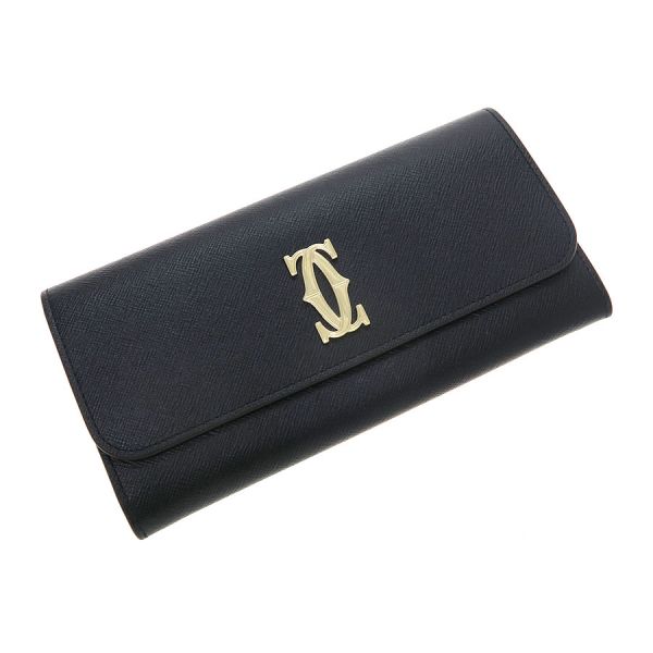 CARTIER カルティエ 財布 ドゥ スモール コンパクト ウォレット【中古】 Cartier - CARTIER カルティエ 財布 ドゥ スモール コンパクト