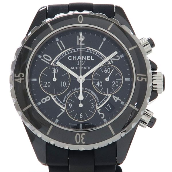 シャネル J12クロノ 41mm H0939 メンズ 腕時計【Aランク】【中古】