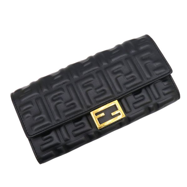 B, F, H, J, P, W - フェンディ バゲット 長財布 8M0251AAJDF0KUR【Aランク】【中古】