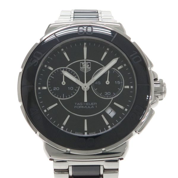タグホイヤー フォーミュラ1クロノ 41mm CAH1210 メンズ 腕時計【Aランク】【中古】