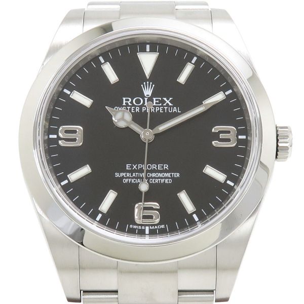 ロレックス エクスプローラー1 39mm 214270 メンズ 腕時計【Aランク】【中古】