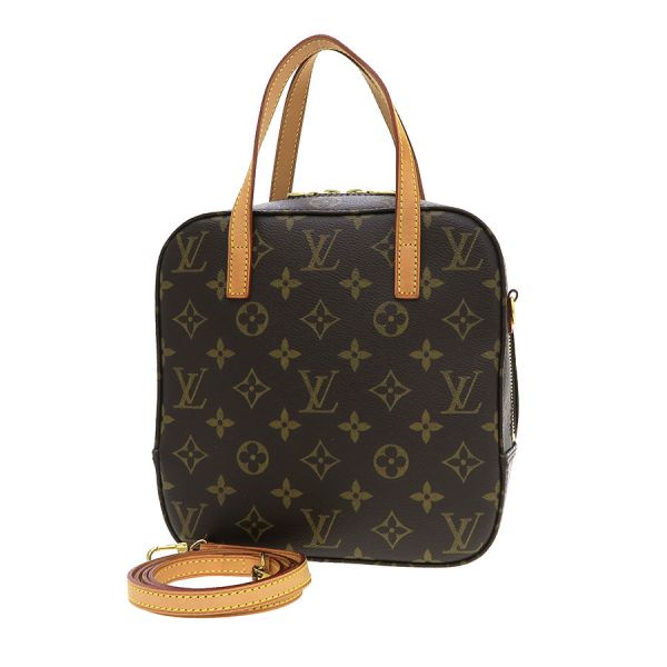 ルイヴィトン スポンティーニ モノグラム ショルダーバッグ モノグラムキャンバス M47500 ブラウン レディース LOUIS VUITTON  中古 LOUIS VUITTON（ルイ・ヴィトン） スポンティーニ モノグラム