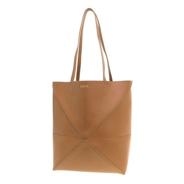 LOEWE - ロエベ パズルフォルド トート(シャイニーカーフ) A657G50X01【Aランク】【中古】