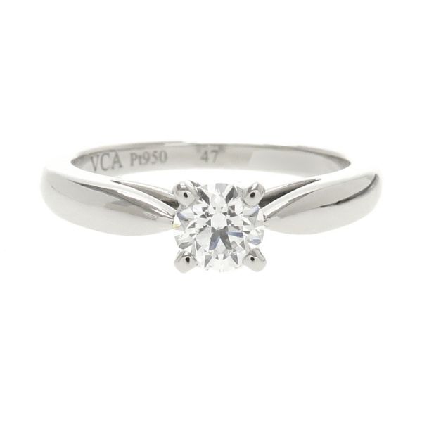 ヴァンクリーフ＆アーペル ボヌールソリティアダイヤリング/0.30ct#47(日本サイズ6.5号近辺) 【無料ギフトラッピング】【Aランク】【中古】