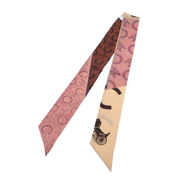 Rakuten - セリーヌ トリオンフ・シルクスカーフ 【Aランク】【中古】