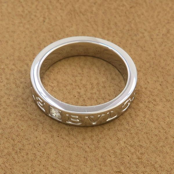 ブルガリ ダブルロゴリング 1Pダイヤ#10.5 無料 ラッピング Aランク 中古 sanoya777-10277615 質屋さのや 楽天市場店 サンプル画像2