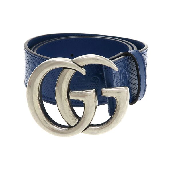GUCCI - グッチ ダブルGワイドベルト 406831【Bランク】【中古】