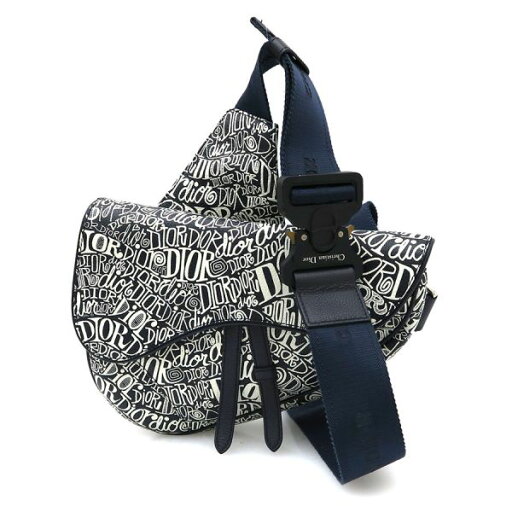 クリスチャン・ディオール Saddle バッグ・ボディバッグ/STUSSY 【Aランク】【中古】 クリスチャン・ディオール Saddle バッグ・ボディバッグ/STUSSY 【Aランク】【中古】