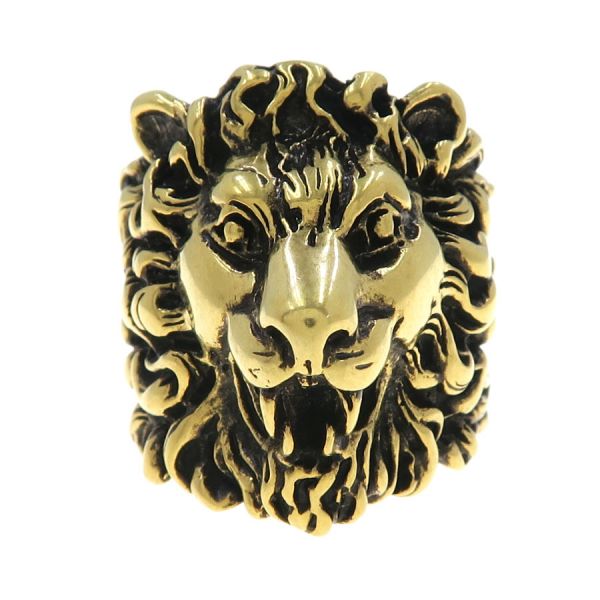 グッチ ライオンヘッドリング#23 19.4