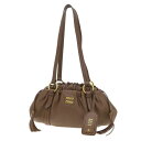 ミュウミュウ ジョワナッパレザーバッグ 5BG306【Aランク】【中古】
